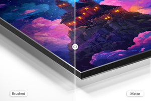 Pixel Castle in Clouds