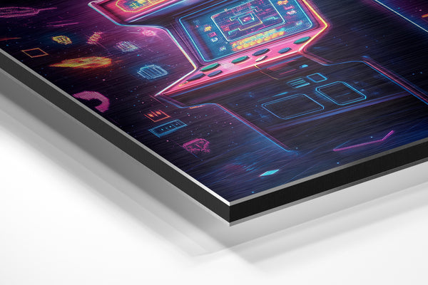 Neon Arcade Machine