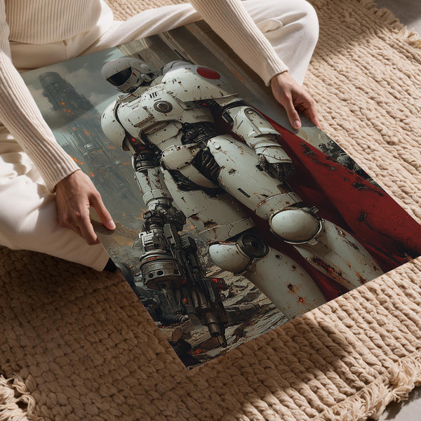 Futuristic Armored Guardian