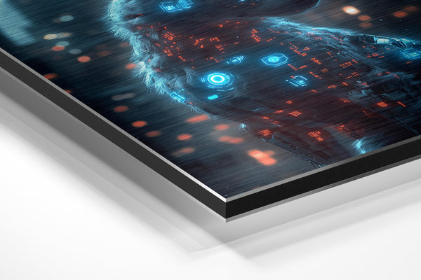 Glowing Robotic Wolf