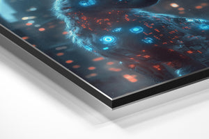 Glowing Robotic Wolf