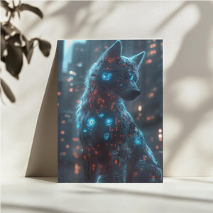 Glowing Robotic Wolf