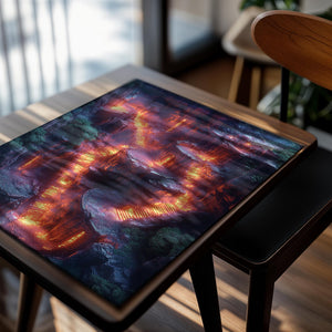 Lava-Lit Ancient Steps