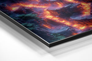 Lava-Lit Ancient Steps