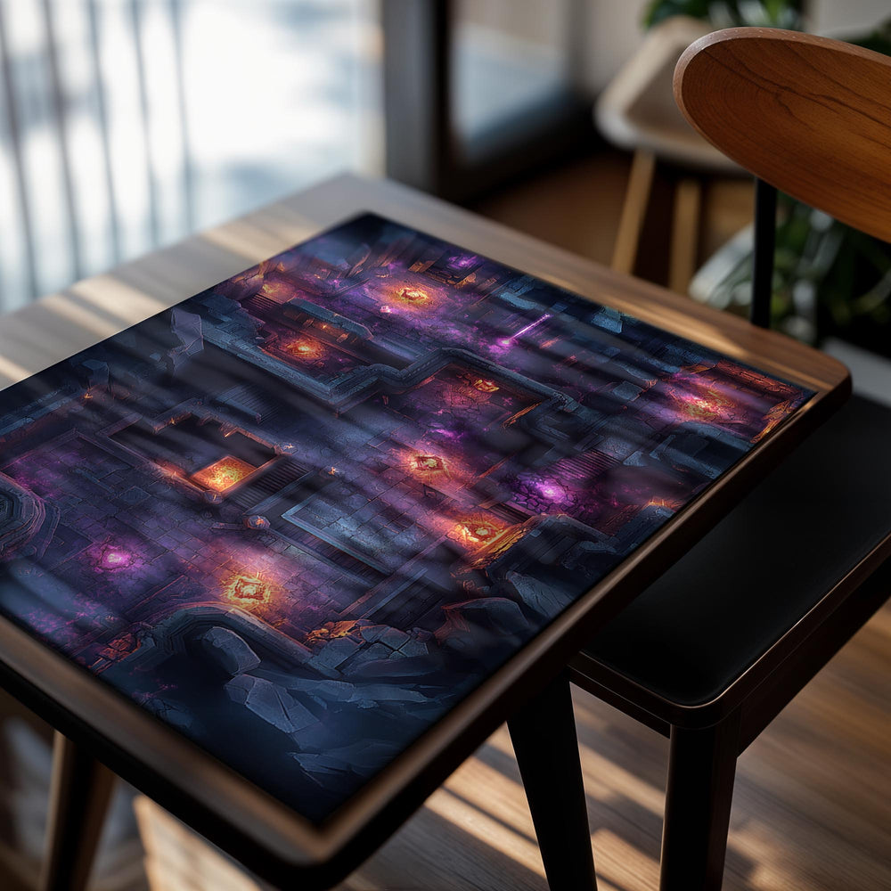 Futuristic cityscape with neon lights and advanced technology, as a premium aluminum metal print from GoMetalPrint.
