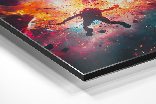 Cosmic Explosion Astronaut