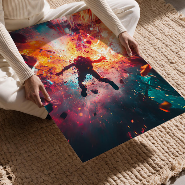 Cosmic Explosion Astronaut