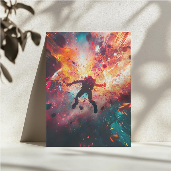 Cosmic Explosion Astronaut