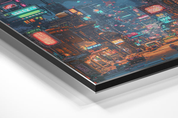 Pixel Noir Cityscape