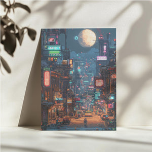 Pixel Noir Cityscape