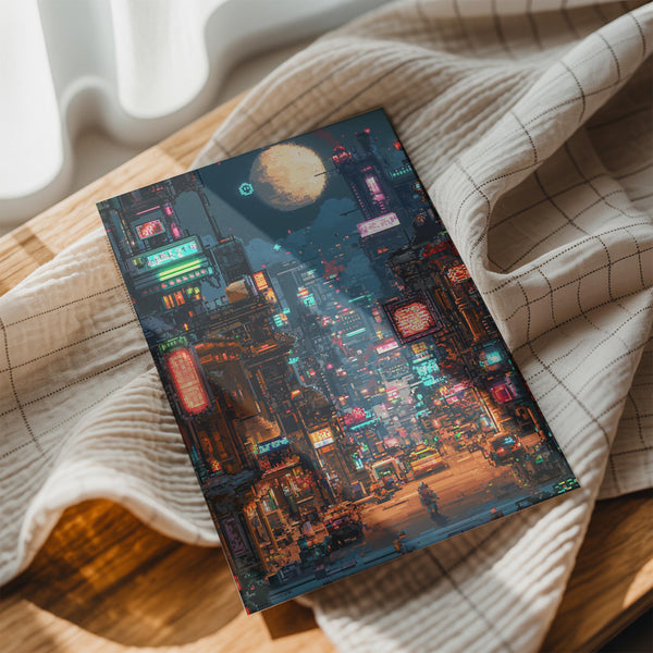 Pixel Noir Cityscape