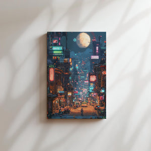 Pixel Noir Cityscape