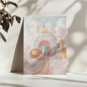 Rainbow Animal Slide