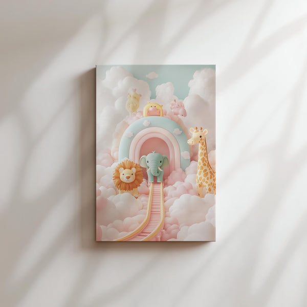 Rainbow Animal Slide