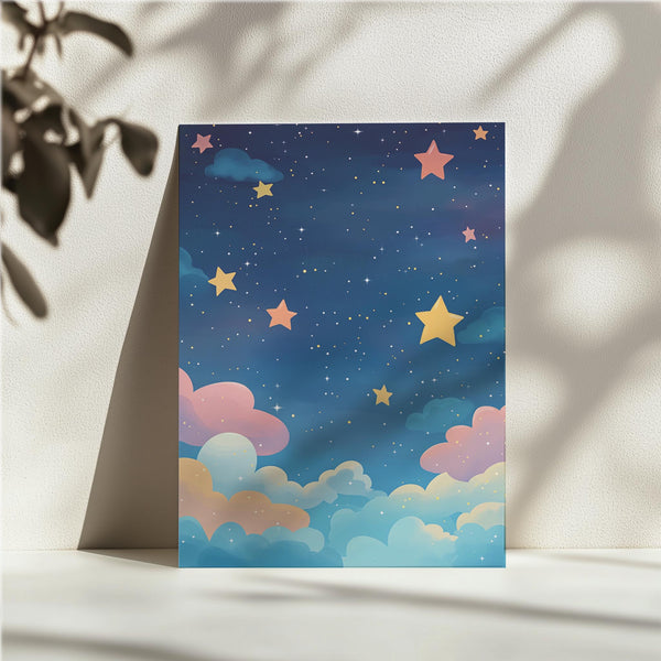 Starry Cloudy Horizon