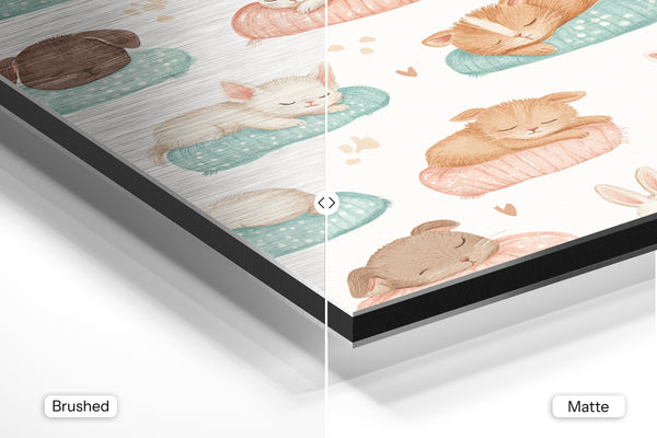 Sleepy Pets on Pillows