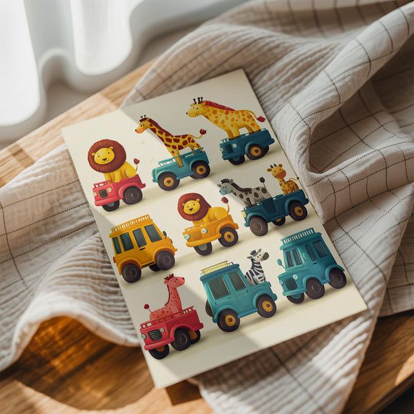 Safari Animals on Wheels