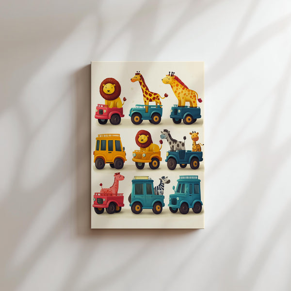 Safari Animals on Wheels