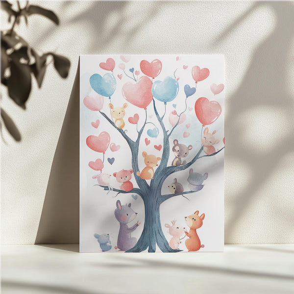 Heart Balloon Tree