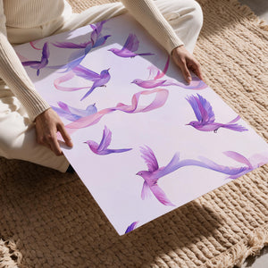 Lavender Dove Flight