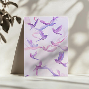 Lavender Dove Flight