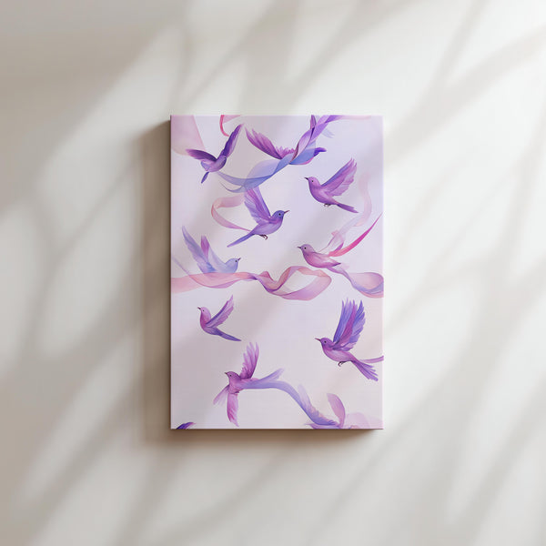 Lavender Dove Flight