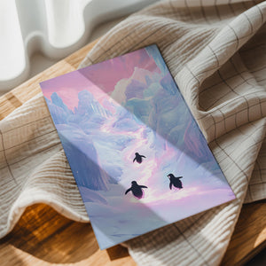 Penguins on Icy Path