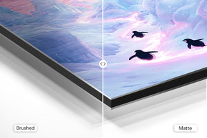 Penguins on Icy Path