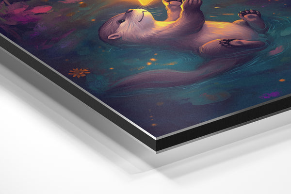 Otter Holding a Star