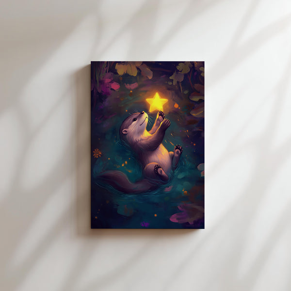 Otter Holding a Star