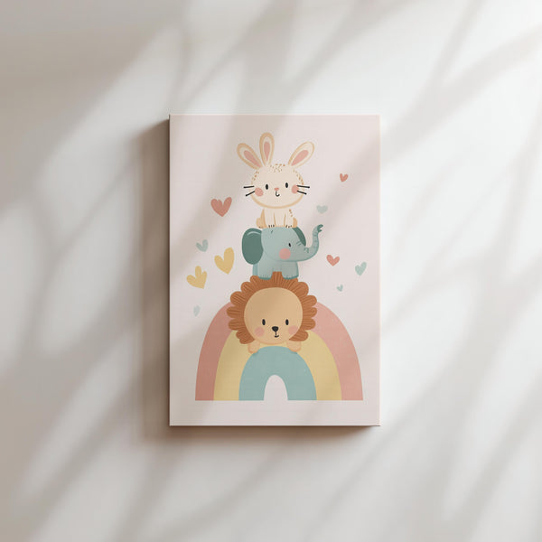 Pastel Animal Stack