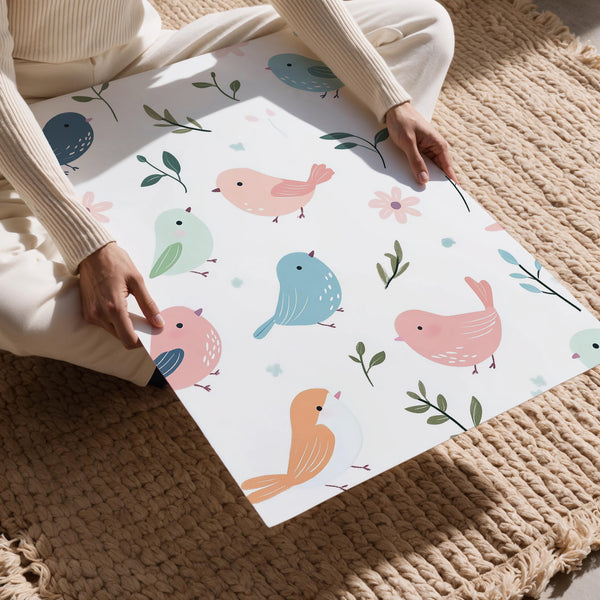 Pastel Birds Pattern