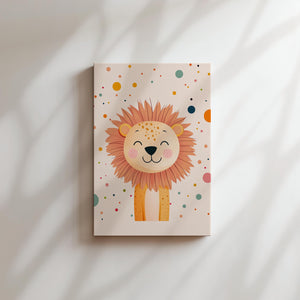 Happy Lion Portrait