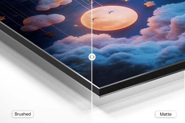 Sleepy Moon and Clouds