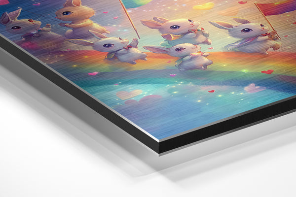 Rainbow Bunny Parade