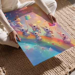 Rainbow Bunny Parade