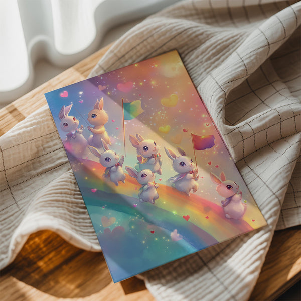 Rainbow Bunny Parade