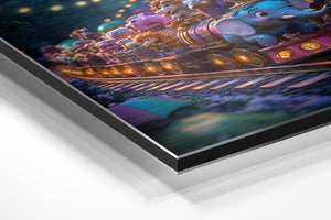 Animal Train at Night