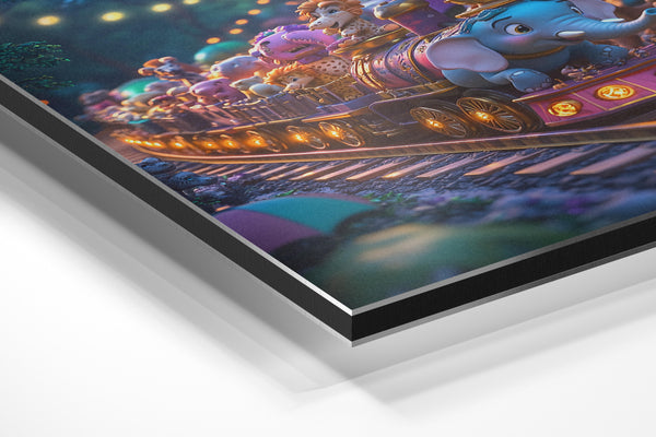 Animal Train at Night