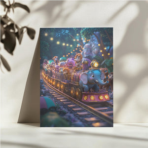 Animal Train at Night