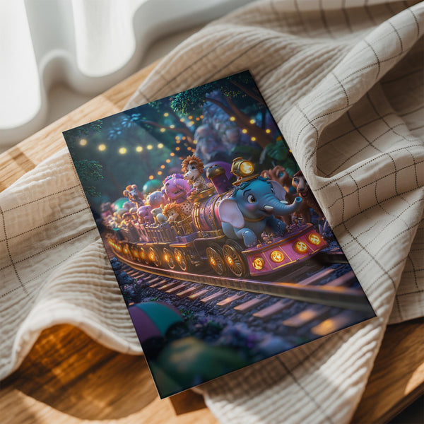 Animal Train at Night