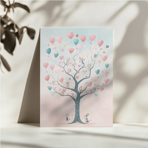 Heart Balloon Tree