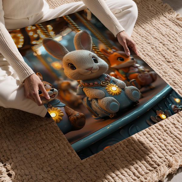 Bunny Carousel Magic
