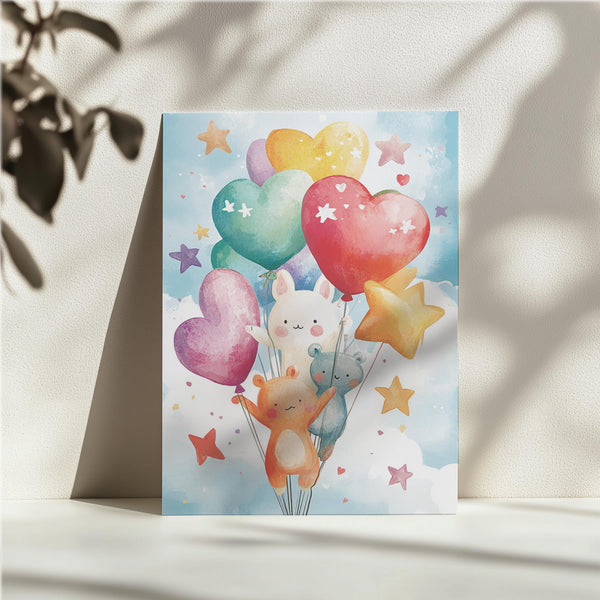 Heart Balloon Friends