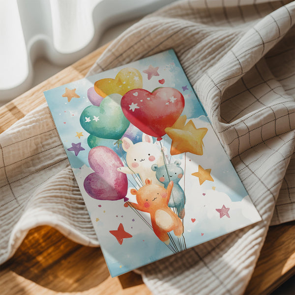 Heart Balloon Friends