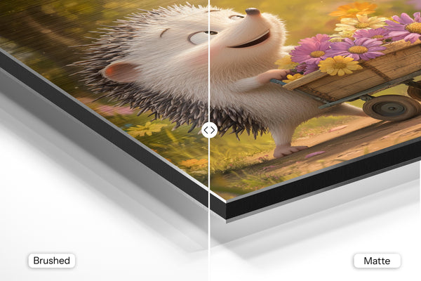 Hedgehog Flower Cart