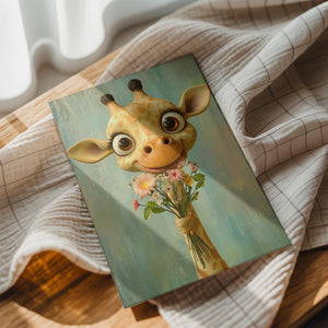 Giraffe Flower Gift