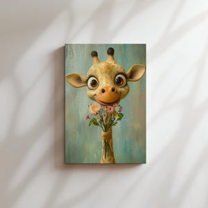 Giraffe Flower Gift