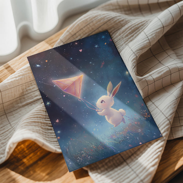 Bunny Stargazing Kite