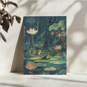 Serene Lotus Pond